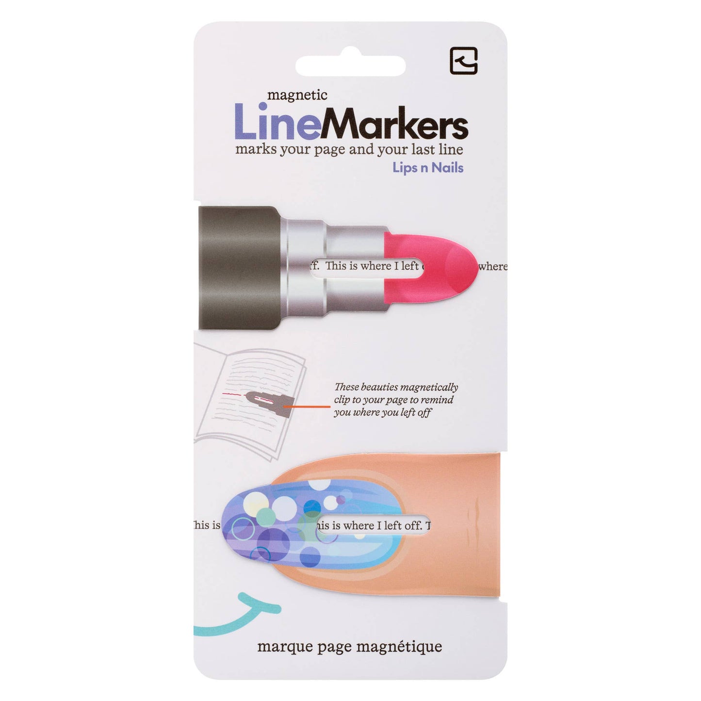 Linemarkers Set of 2 Magnetic Bookmarks/Page Marker -  from The Bookhouse Broughty Ferry- Just £2.99! Shop now