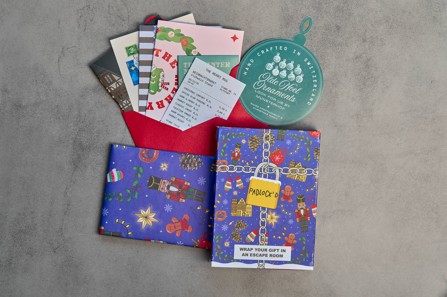 NEW Padlock'd Festive : An Escape Room Lock and Chain Game -  from The Bookhouse Broughty Ferry- Just £16.99! Shop now