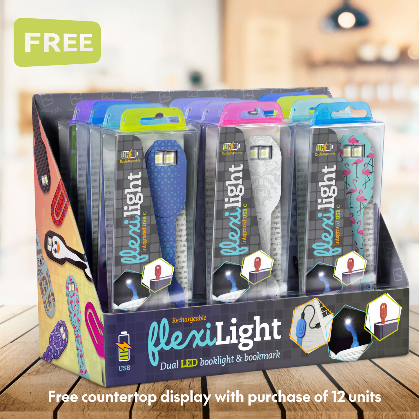 Flexilight Rechargeable Classic BookLight / Bookmark in one -  from The Bookhouse Broughty Ferry- Just £19.99! Shop now