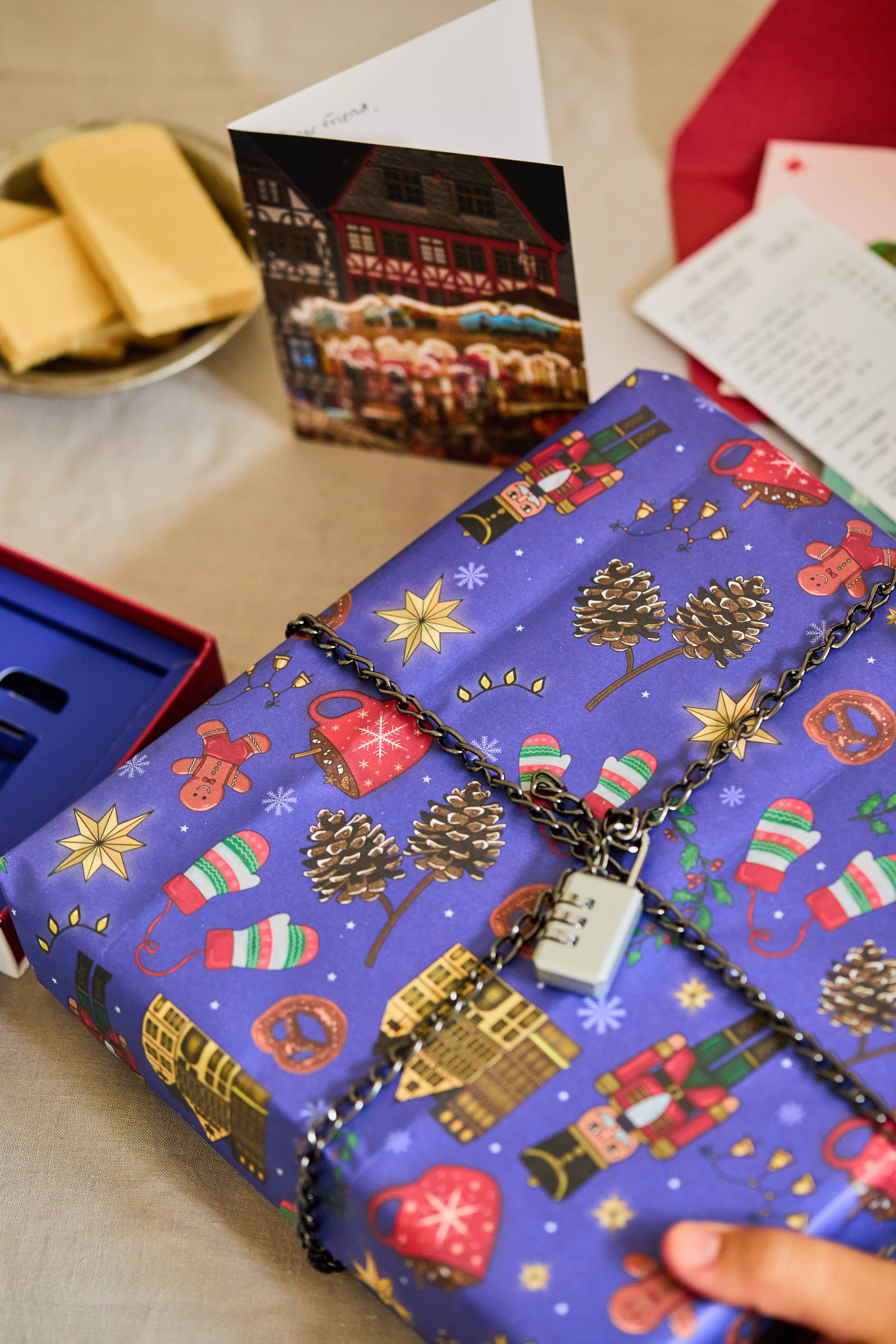 NEW Padlock'd Festive : An Escape Room Lock and Chain Game -  from The Bookhouse Broughty Ferry- Just £16.99! Shop now