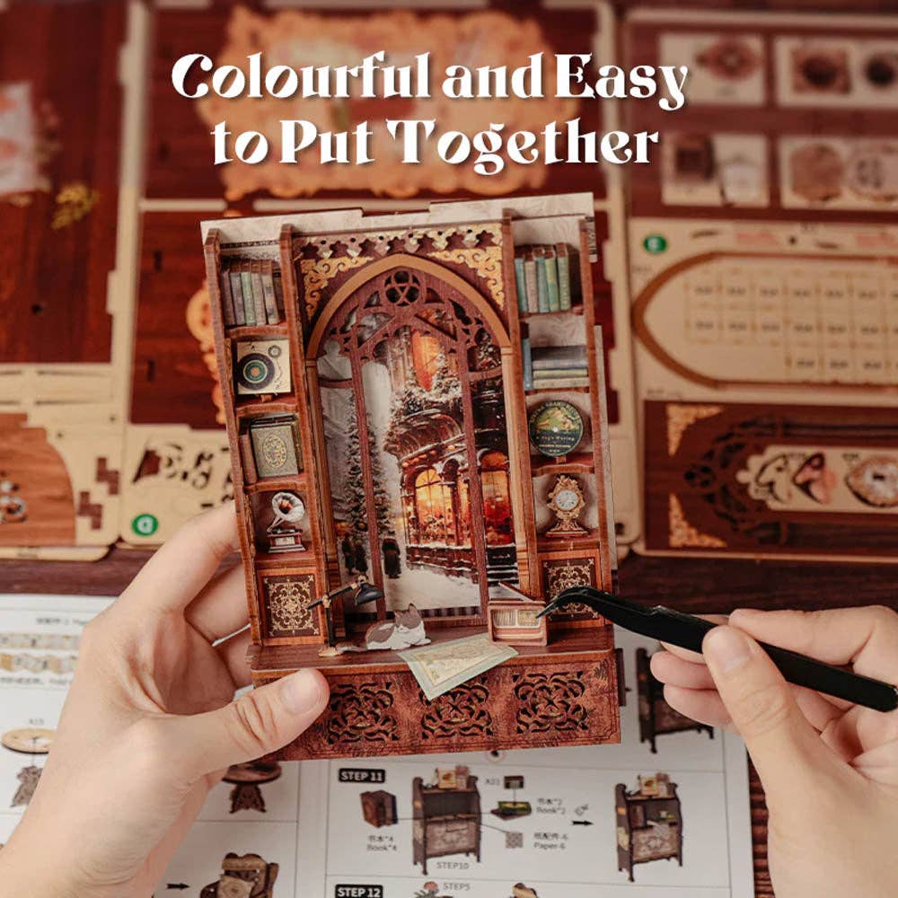 DIY Book Nook kit - Bookshop Memories - Craft Kit from The Bookhouse Broughty Ferry- Just £44.95! Shop now