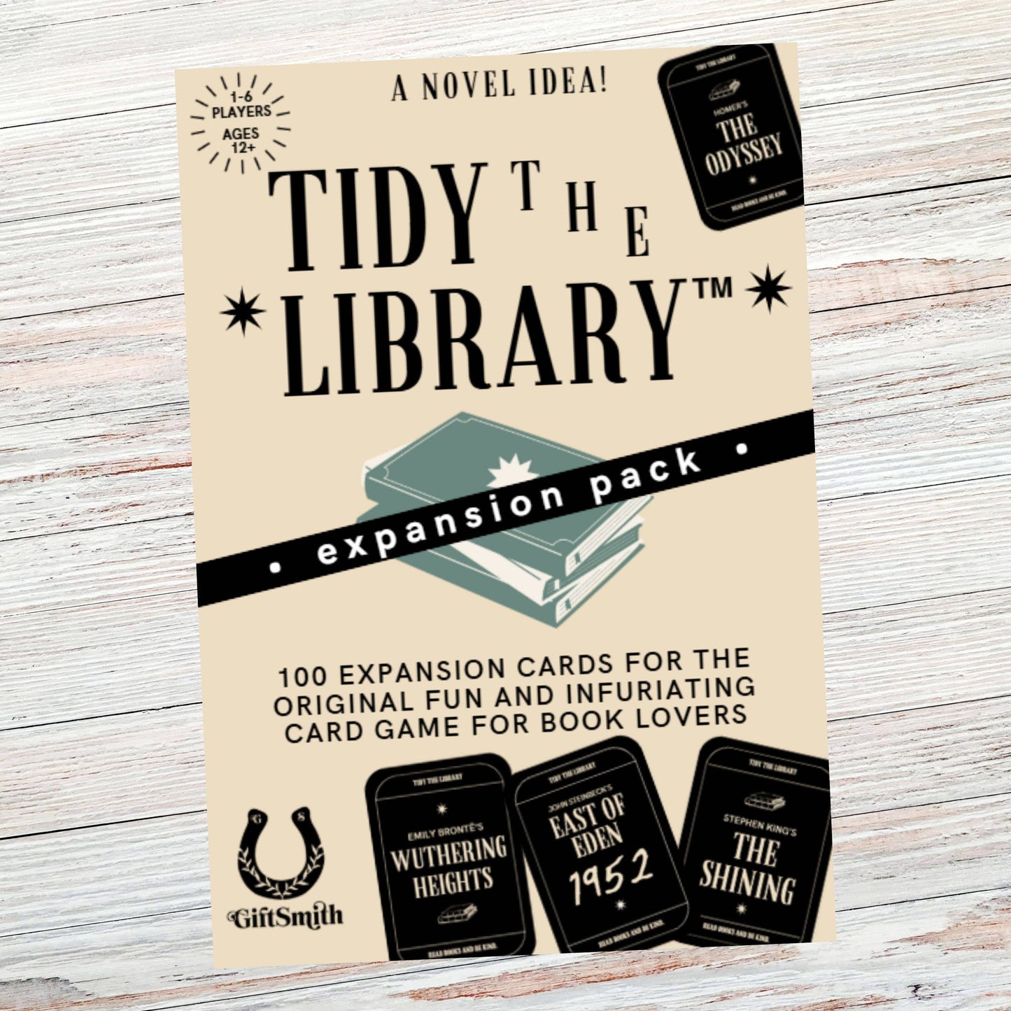TIDY THE LIBRARY: The Expansion Pack Book Lover's Card Game -  from The Bookhouse Broughty Ferry- Just £9.99! Shop now