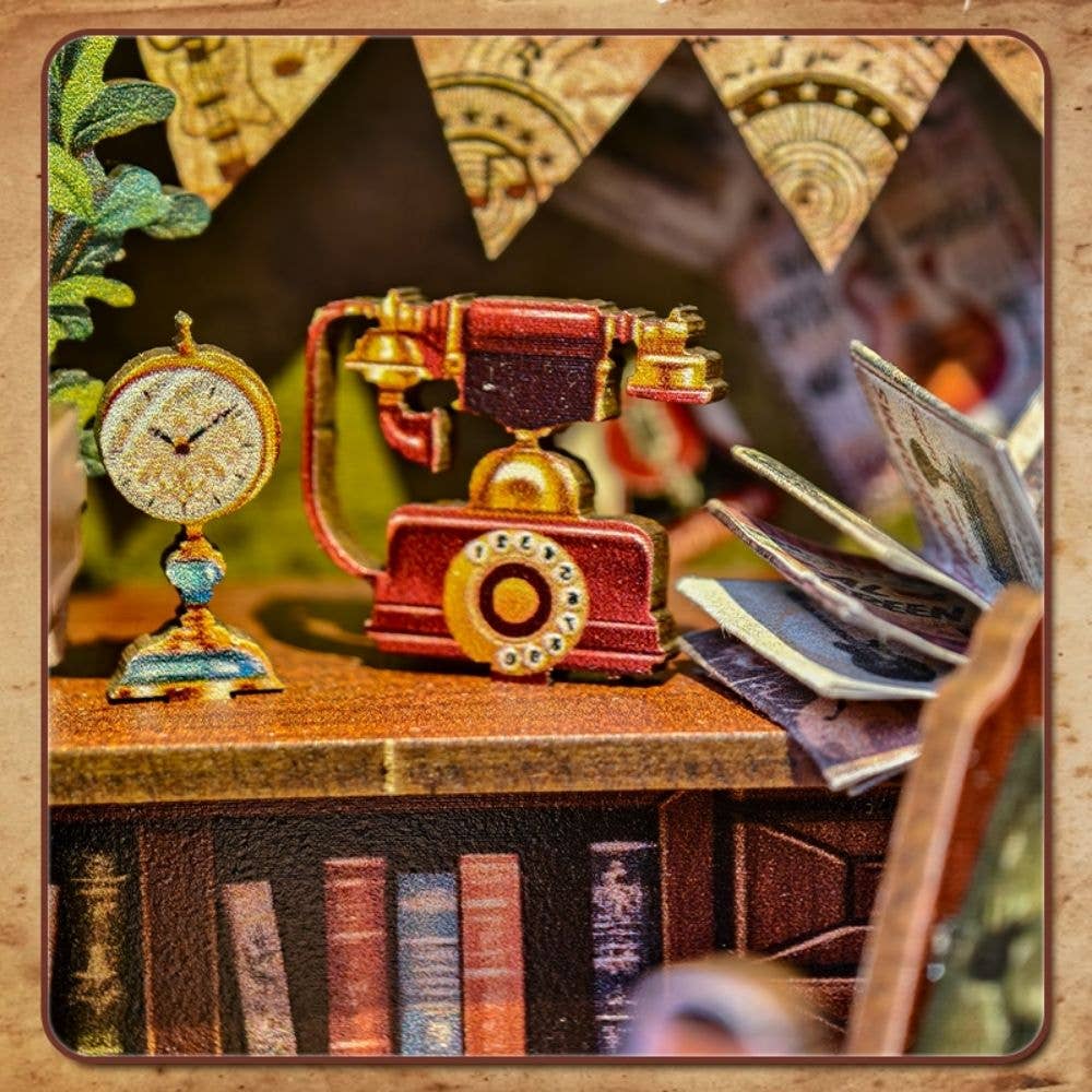 DIY Book Nook Kit - Memories Music Bookshop - Craft Kit from The Bookhouse Broughty Ferry- Just £44.95! Shop now