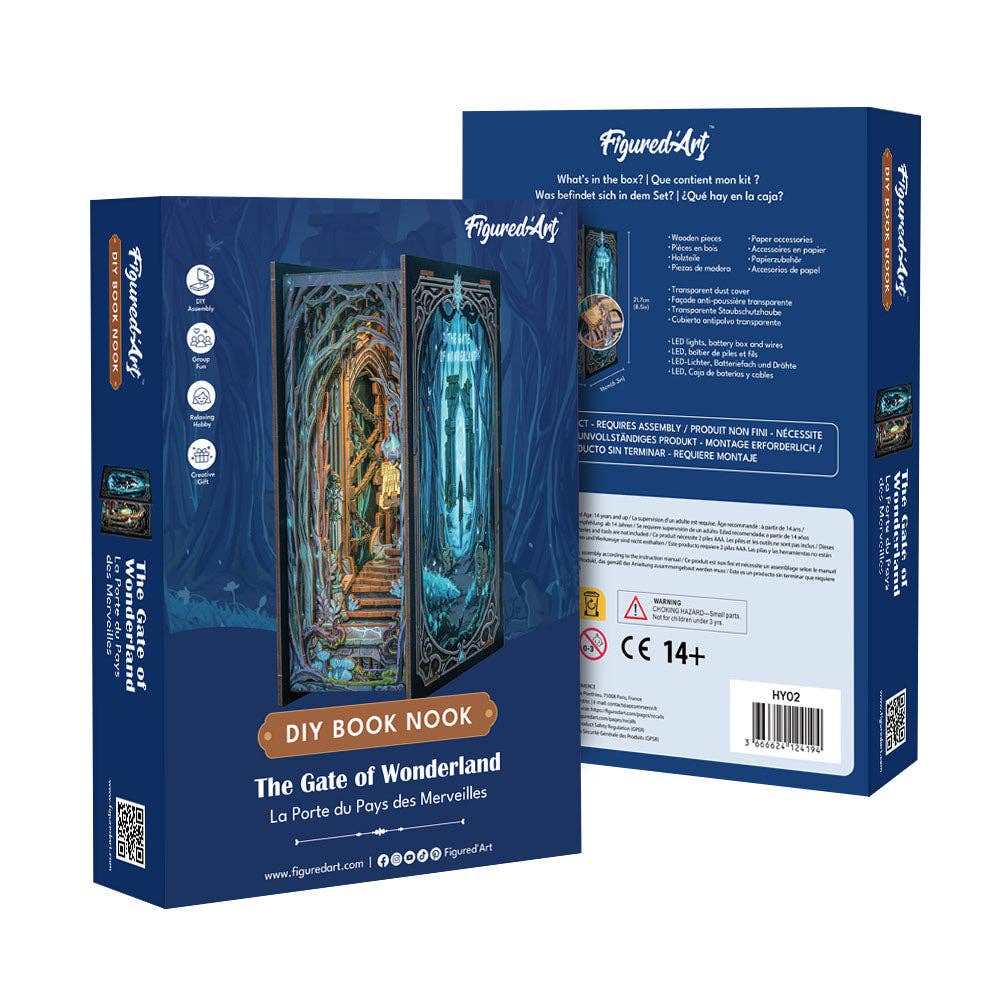 DIY Book Nook Kit - The Gate of Wonderland - Craft Kit from The Bookhouse Broughty Ferry- Just £44.95! Shop now