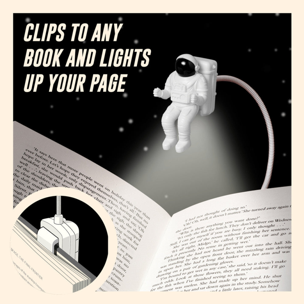 SPACEMAN BOOK LIGHT - Gift from The Bookhouse Broughty Ferry- Just £19.99! Shop now