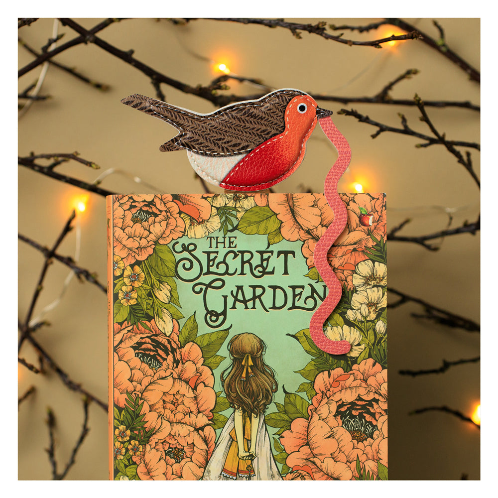 THE EARLY BIRD CATCHES THE BOOKWORM BOOKMARK - ROBIN - Gift from The Bookhouse Broughty Ferry- Just £9.99! Shop now