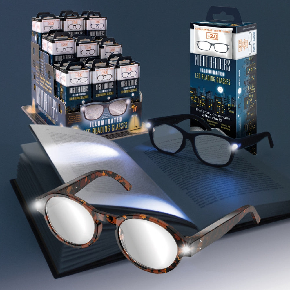 Night Readers - Tortoiseshell +2.0 - Book Accessory from The Bookhouse Broughty Ferry- Just £14.99! Shop now
