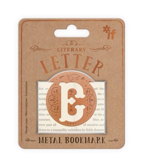 Literary Letters Bookmarks - Letters E - Gift from The Bookhouse Broughty Ferry- Just £5.99! Shop now