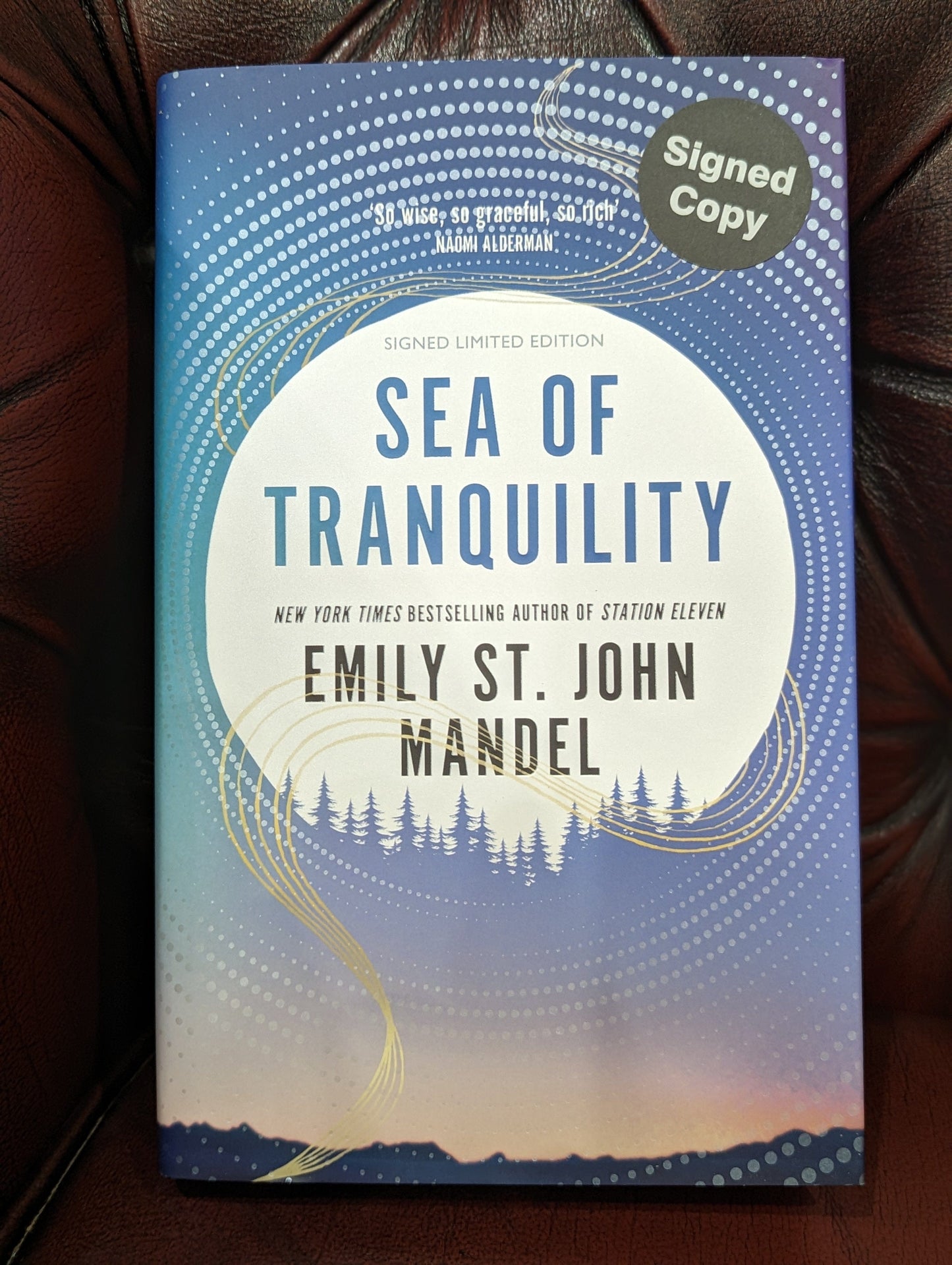 Sea of Tranquility - Signed Limited Edition with Sprayed Edge - Book from The Bookhouse Broughty Ferry- Just £14.99! Shop now